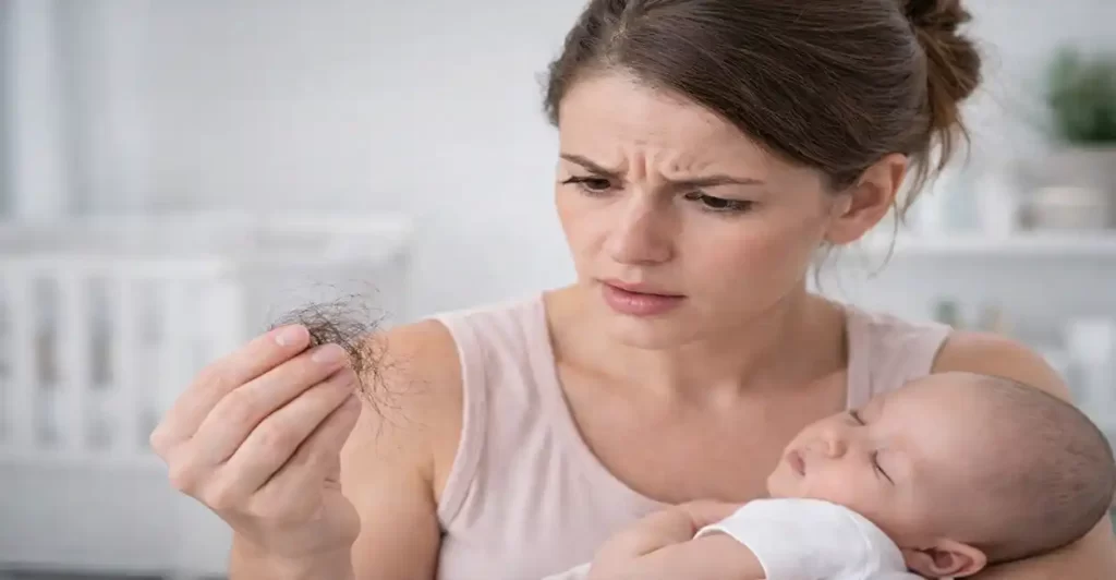Queda de cabelo pós-gravidez é comum devido às mudanças hormonais. Veja agora como identificar e entender essa fase do pós-parto.